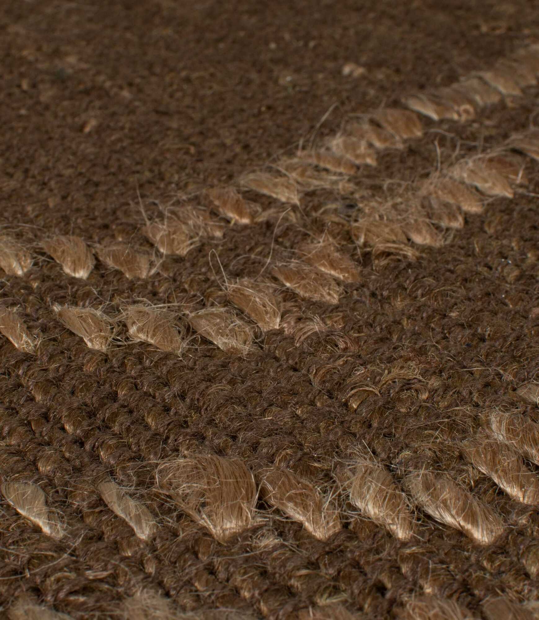 Jute-Teppich Trey Handgewebt Natur 160 x 230 cm 4