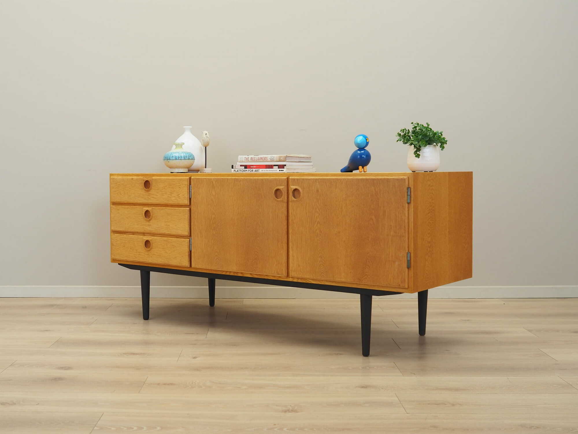 Sideboard Holz Beige 1970er Jahre 4