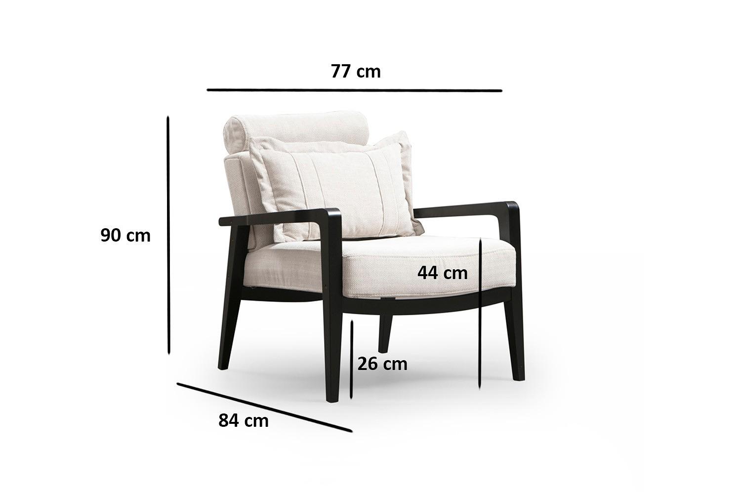 Apollo Armchair Cream 6