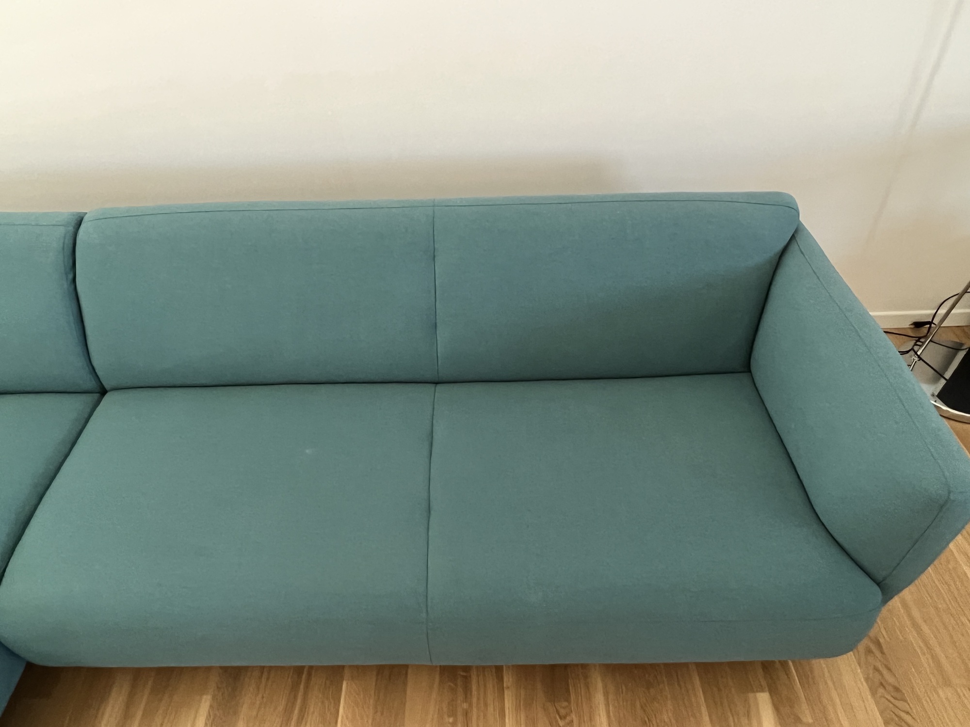 Modena Sofa Récamiere Links Textil Petrol 5