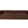 Lora 4-seater sofa brown 6