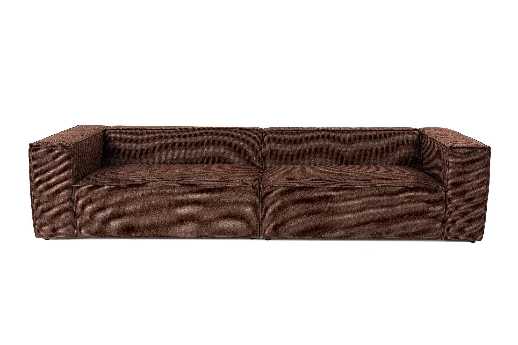 Lora 4-Sitzer-Sofa Braun 6