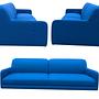 Landon Sofa 3-Sitzer Mark Cobalt Blue 9