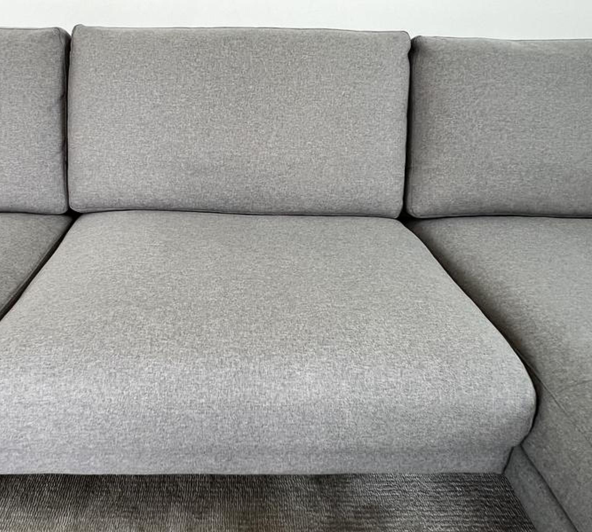 Veneda Sofa 3,5-Sitzer Récamiere Rechts Grau 3
