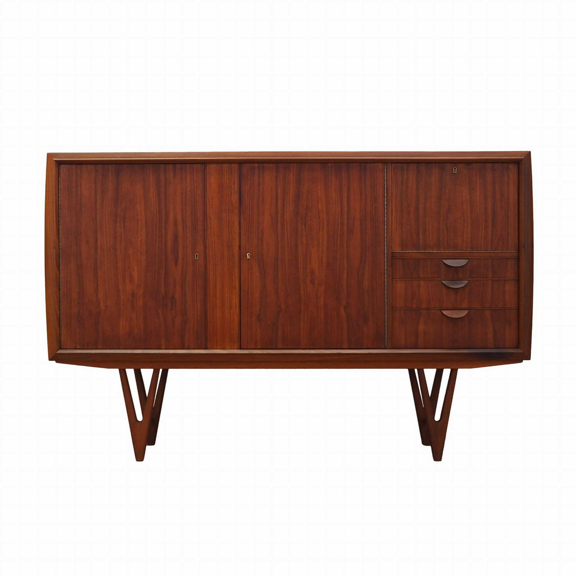 Vintage Sideboard Teak Wood Brown 1960s 0
