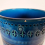 Vintage Aldo Londi Vase Keramik Blau 2