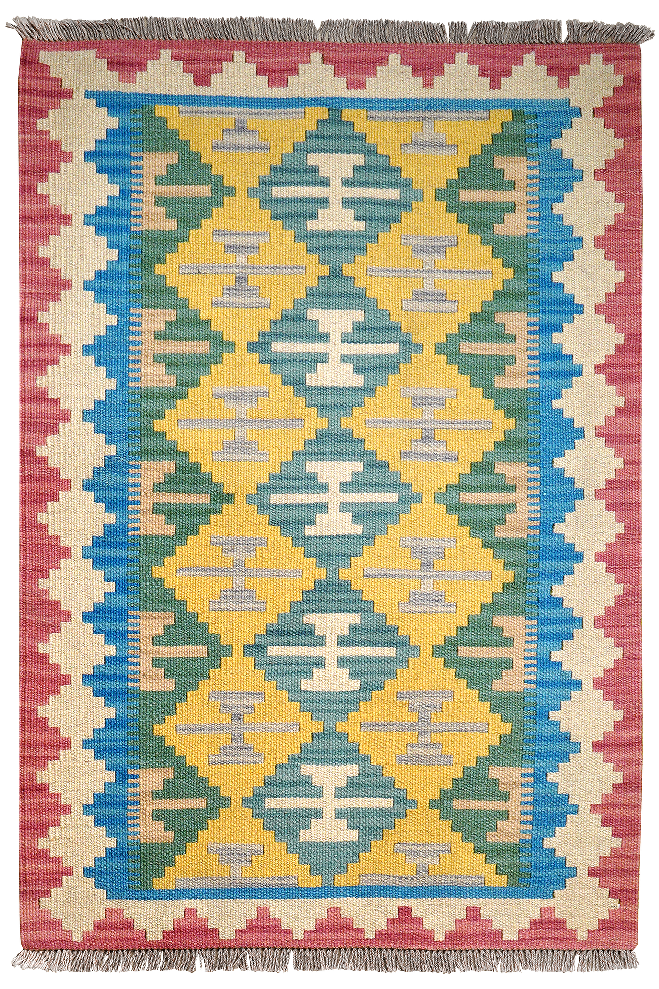 Kelim Gashgai Carpet Wool Multicolored 0