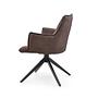 Tavaro Dining Chair Fabric Brown 9