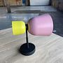 Alphabeta Wandlampe Stahl Gelb Rosa 1