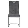 Konity Cantilever Chairs Set of 4 Grey 2