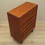 Chest of drawers Teak wood 1970s 6
