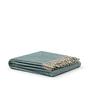 Adamo Blanket 100% Virgin Wool Blue Melange 4