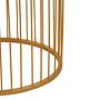 Avantis Gold Metalldrahtgestell Runder Beistelltisch
 4