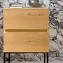 Nightstand NOZZA Iron Oak Black 4