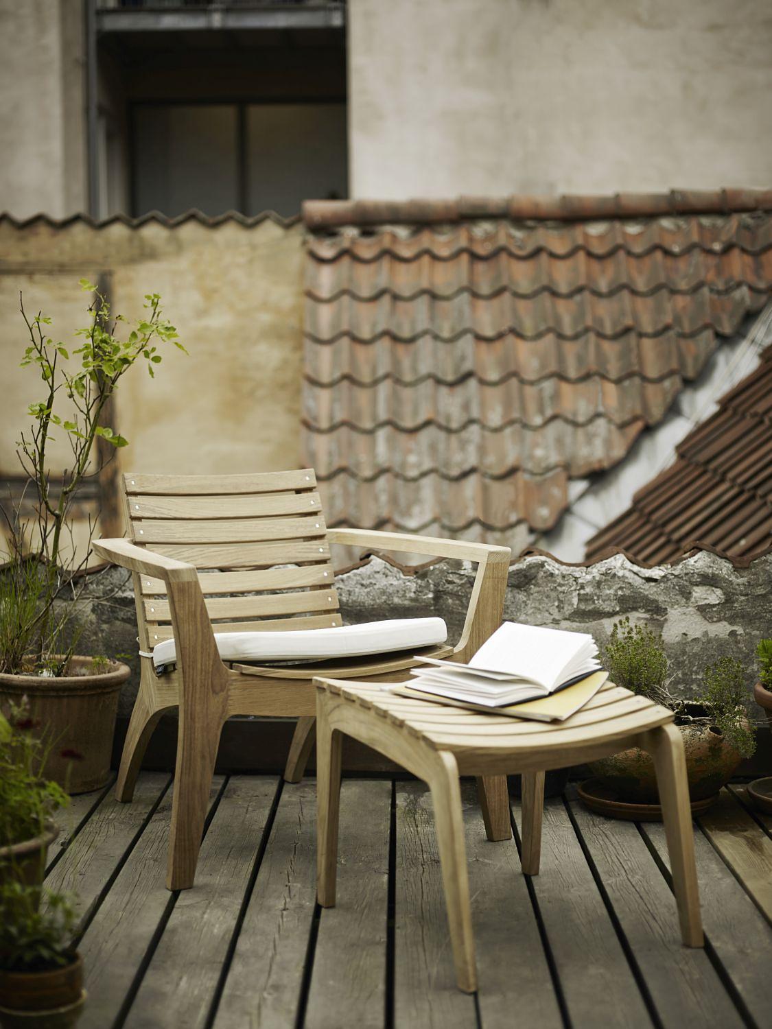 Regatta Lounge Stuhl Teakholz Braun 2