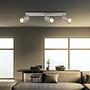 LED Deckenleuchte Spot Tib Silber 2