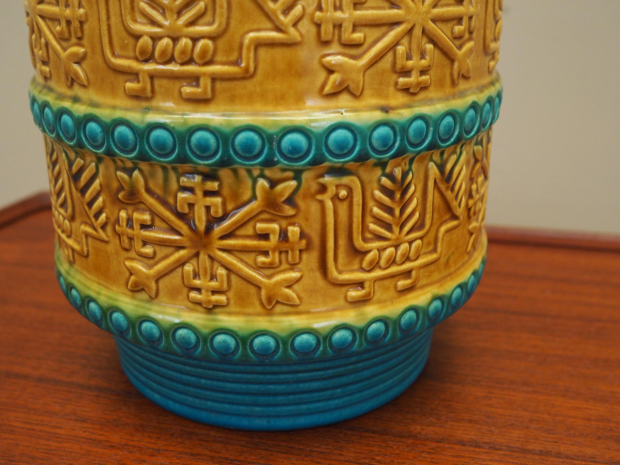 Vase Keramik 1960er Jahre 8