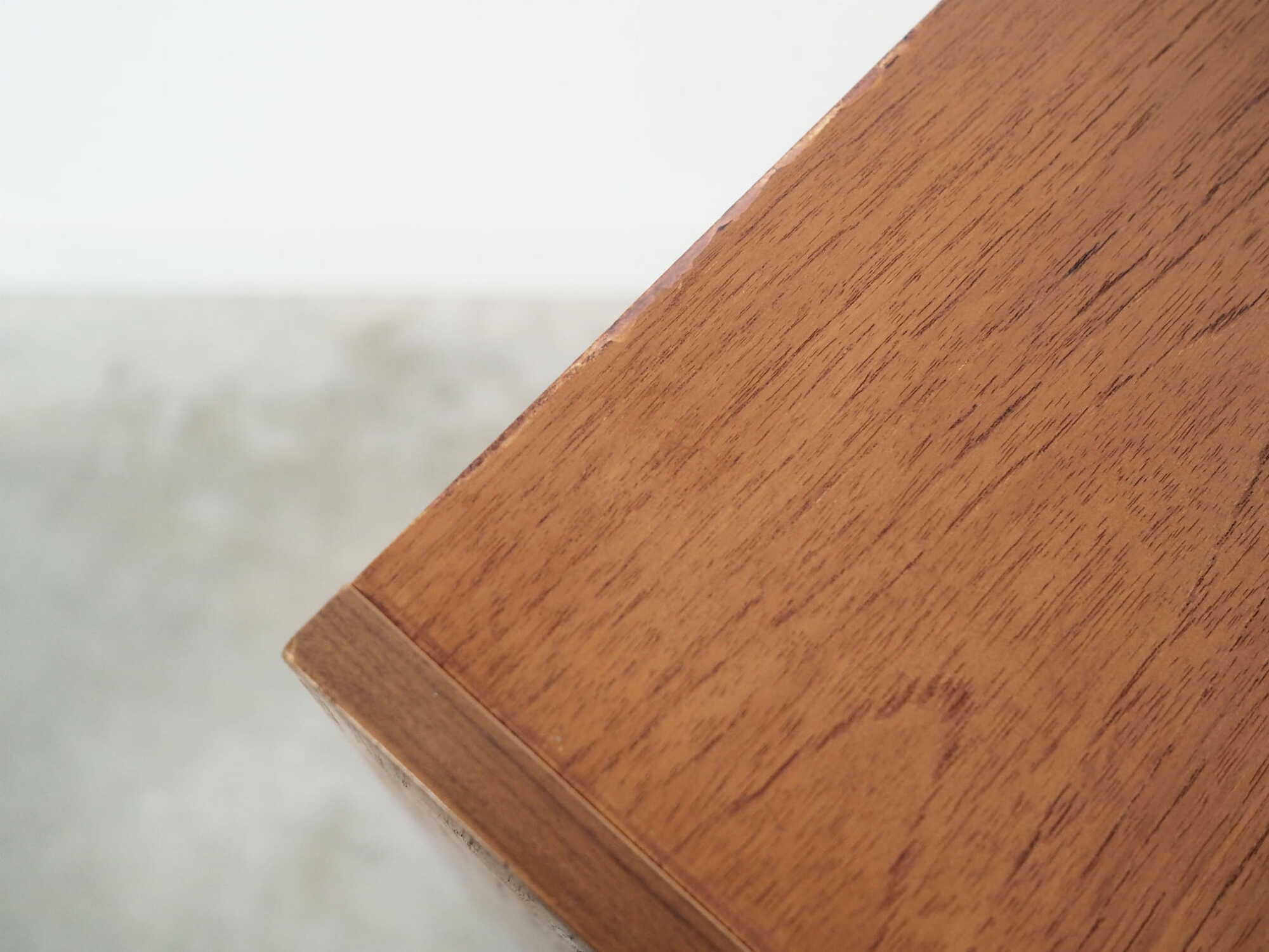 Vintage chest of drawers Teak wood Brown 1960s 8