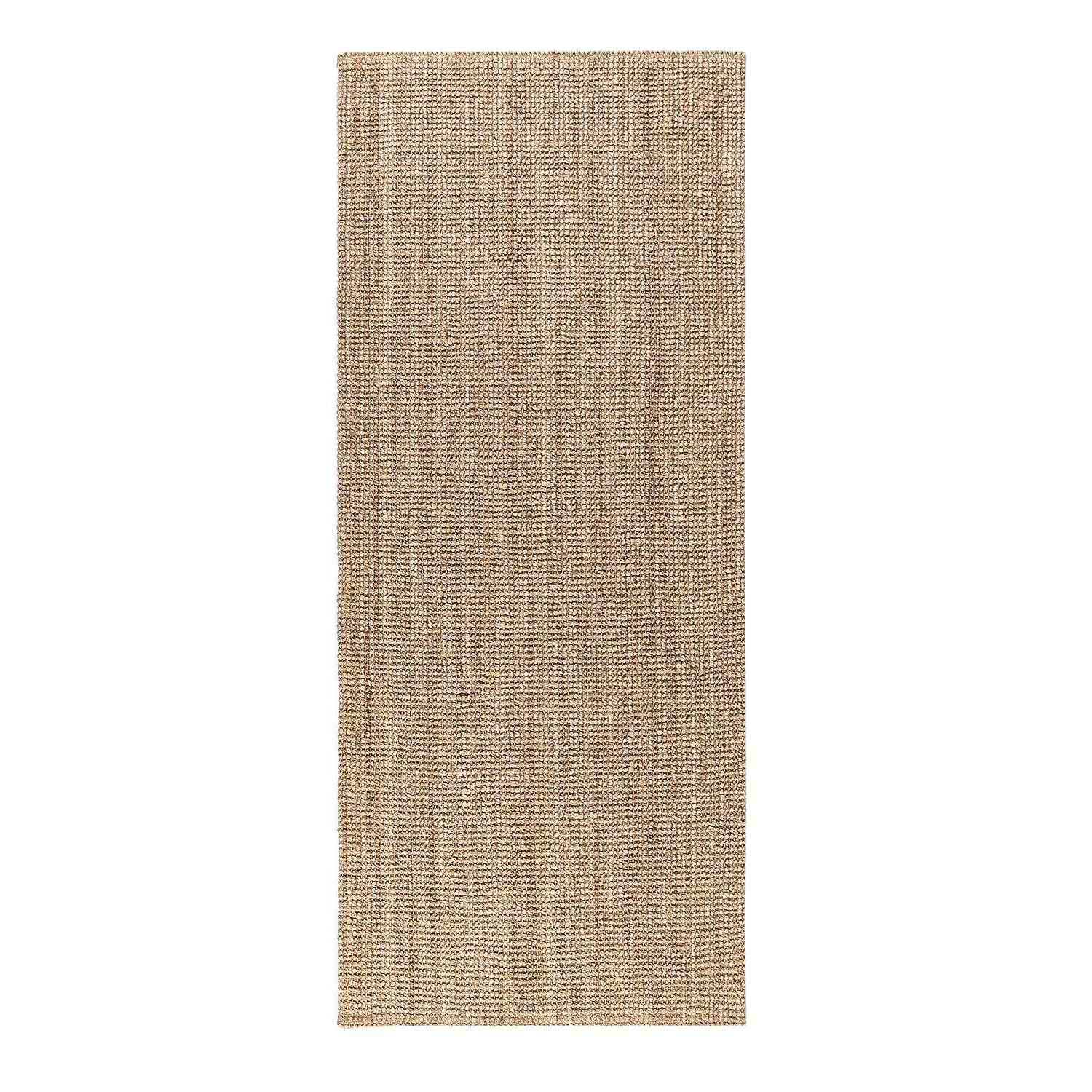 Jaipur Läufer Jute Hellbraun 80 x 200 cm 2