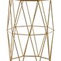 Shalimar Hexagonal Side Table Marble Gold 0