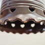 Vintage Pendant Lamp Ceramic Brown 1960s 7