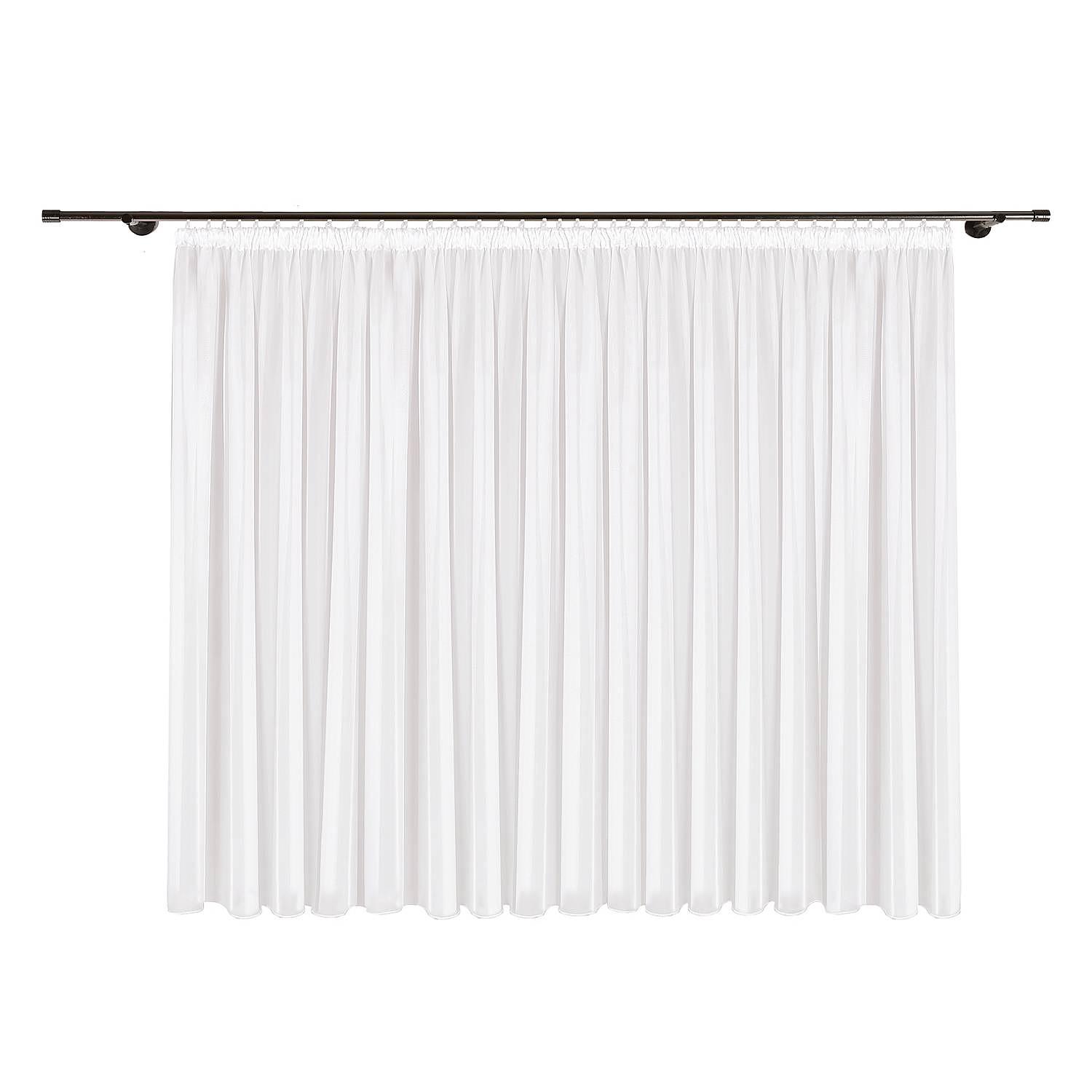 Store Steven Webstoff Weiß 450 x 150 cm 1