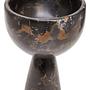 Salmo Small Pillar Bowl Marble Black 1