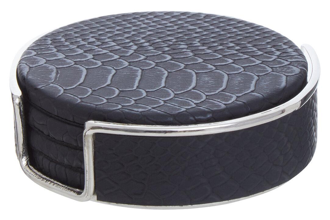 Mixology-Set con sottobicchieri nero 1