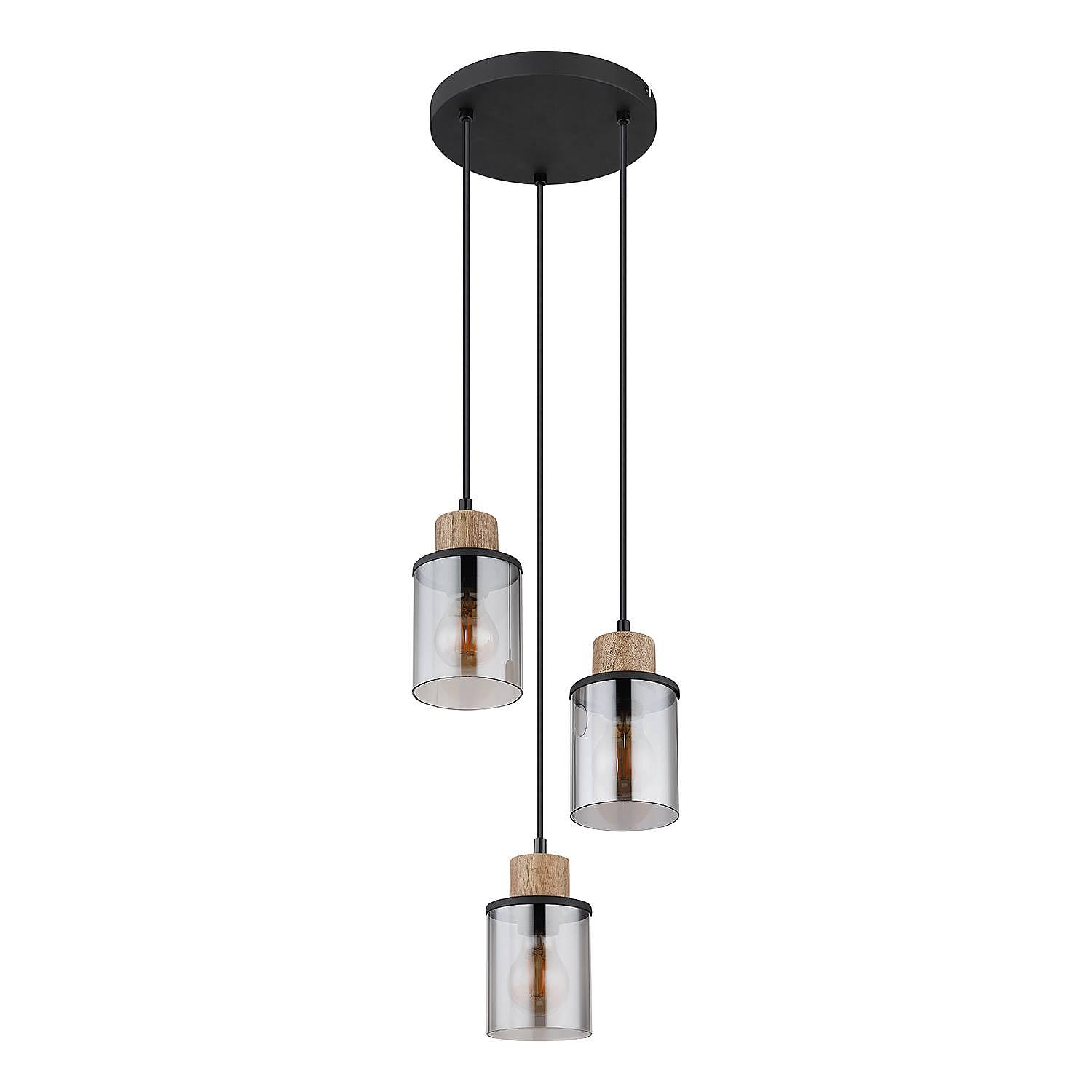 Pendelleuchte Reid Typ B Farbglas Eisen 3