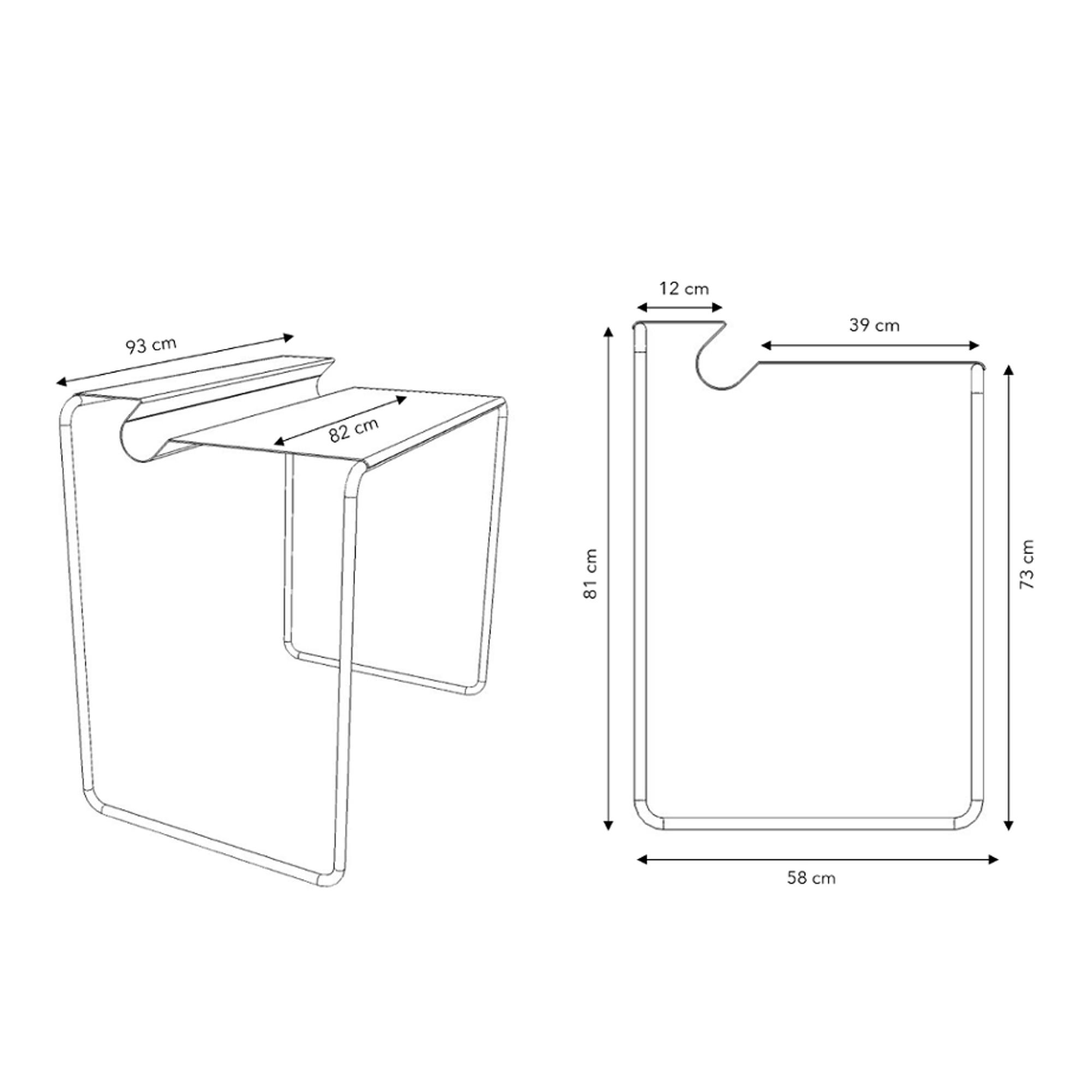 PS 07 Sekretär Stahl Signalweiß 8