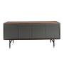 Sideboard Dunkelgrau 2