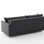 Modernes Sofa 3-Sitzer Anthrazit 4