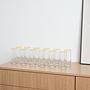 Set di bicchieri Highball trasparenti anni '70 5