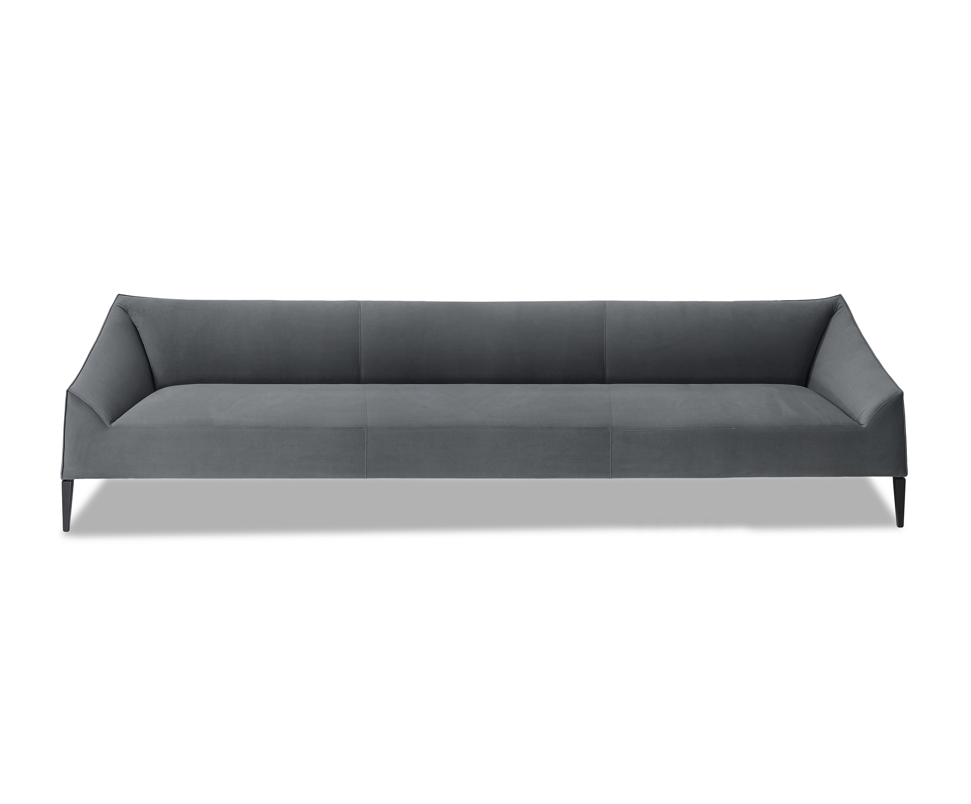 Dolce Sofa 3-Sitzer Samt Grau 1