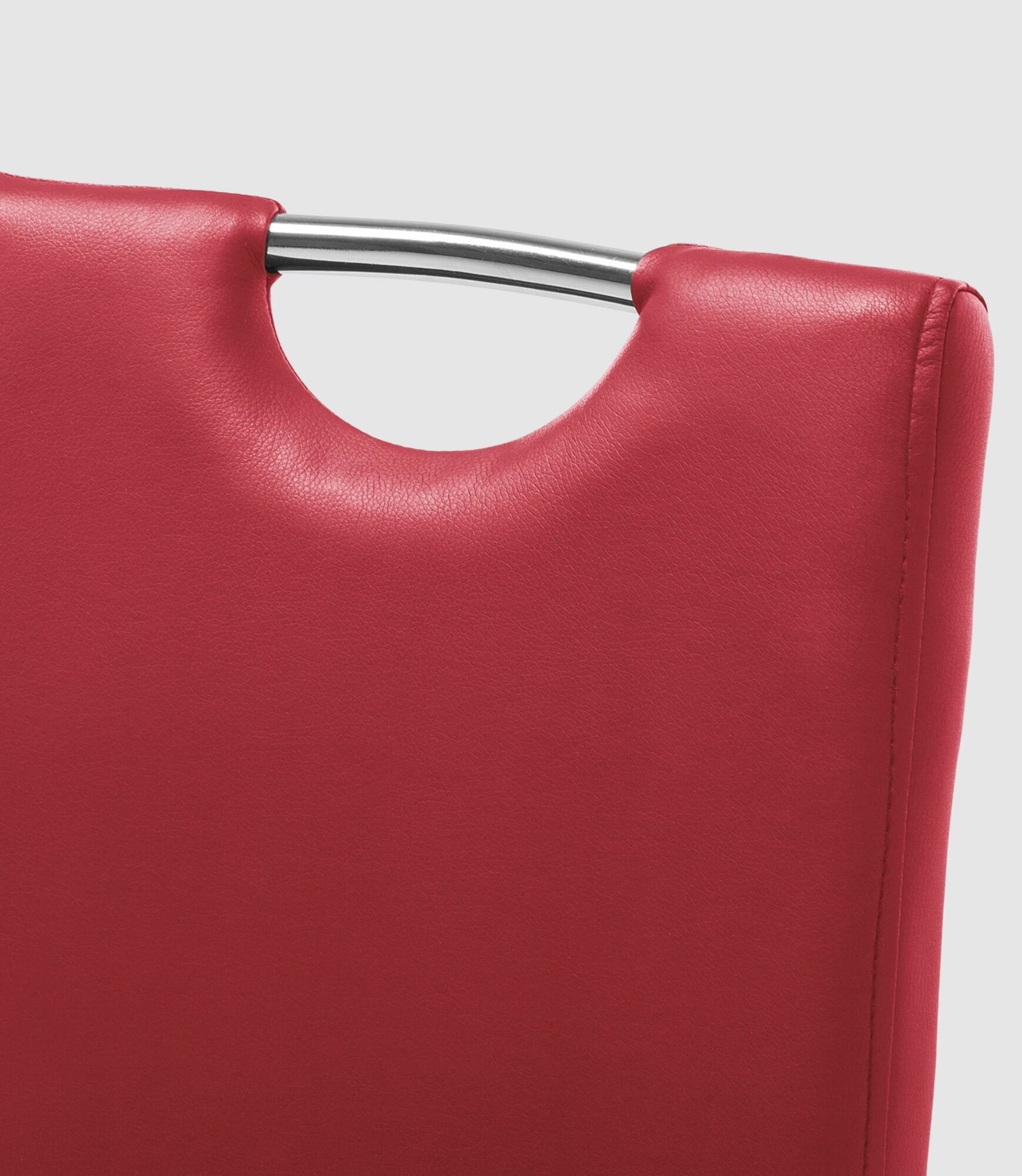 Freischwinger Pasala Kunstleder Burgunderrot 2er Set 6