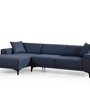 Modernes Sofa Récamiere Links Blau 5