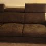 Sofa Récamiere Links Kunstleder Braun 3