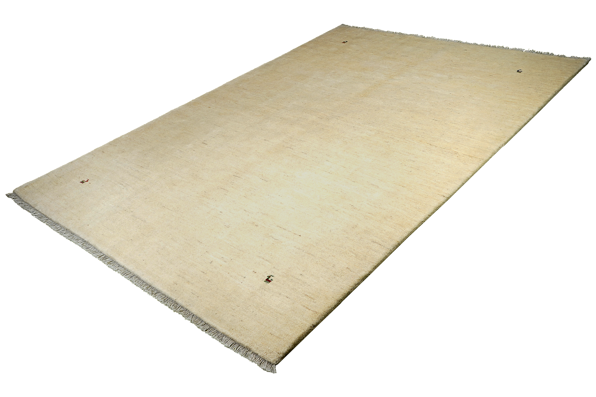 Rizbaf Gabbeh-Teppich Wolle Beige 3