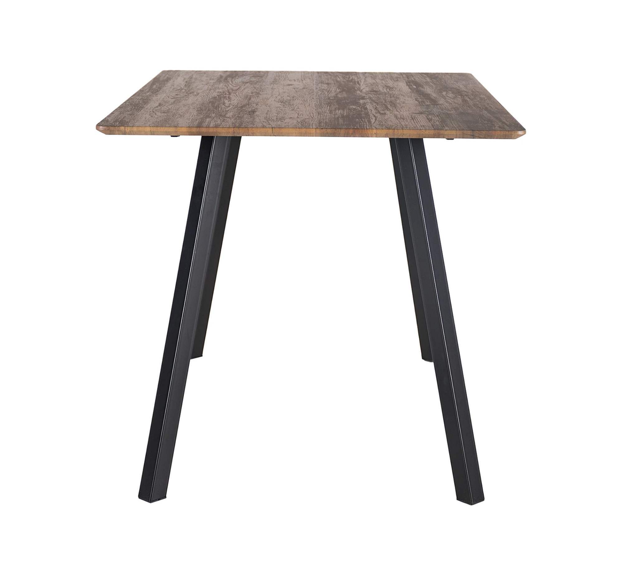 Esstisch Holz Metall Schwarz 2