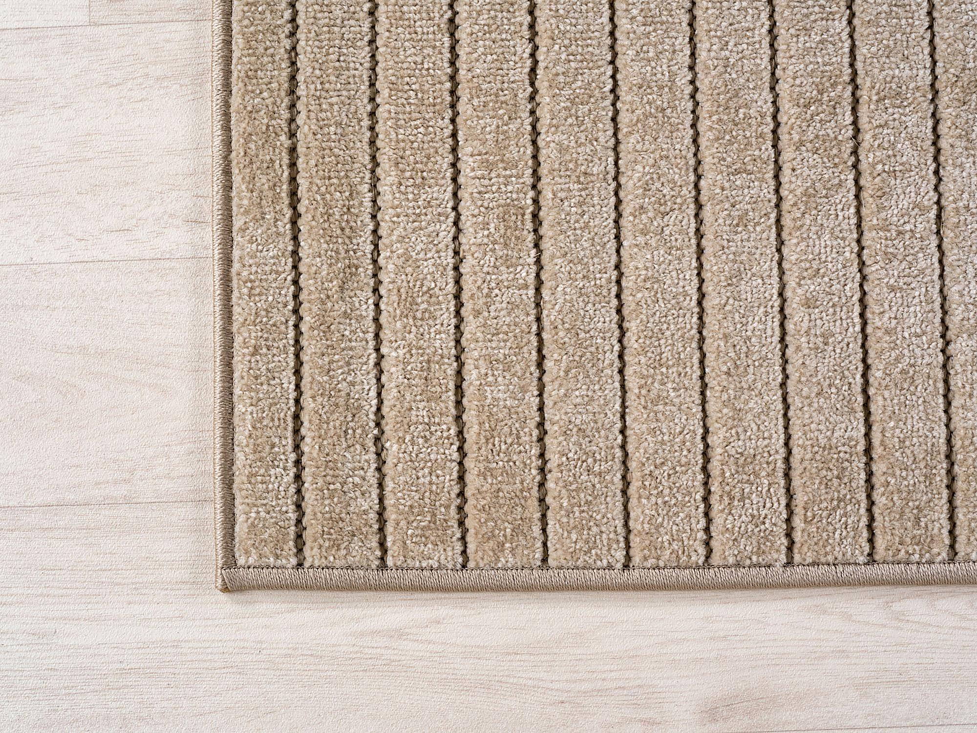 Kurzflorteppich Nova 1201 Polypropylen Beige 80 x 150 cm 3