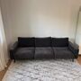 Carlton Sofa 3-Sitzer Feincord Steingrau 1