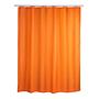 Duschvorhang Uni Kunstfaser Orange 0