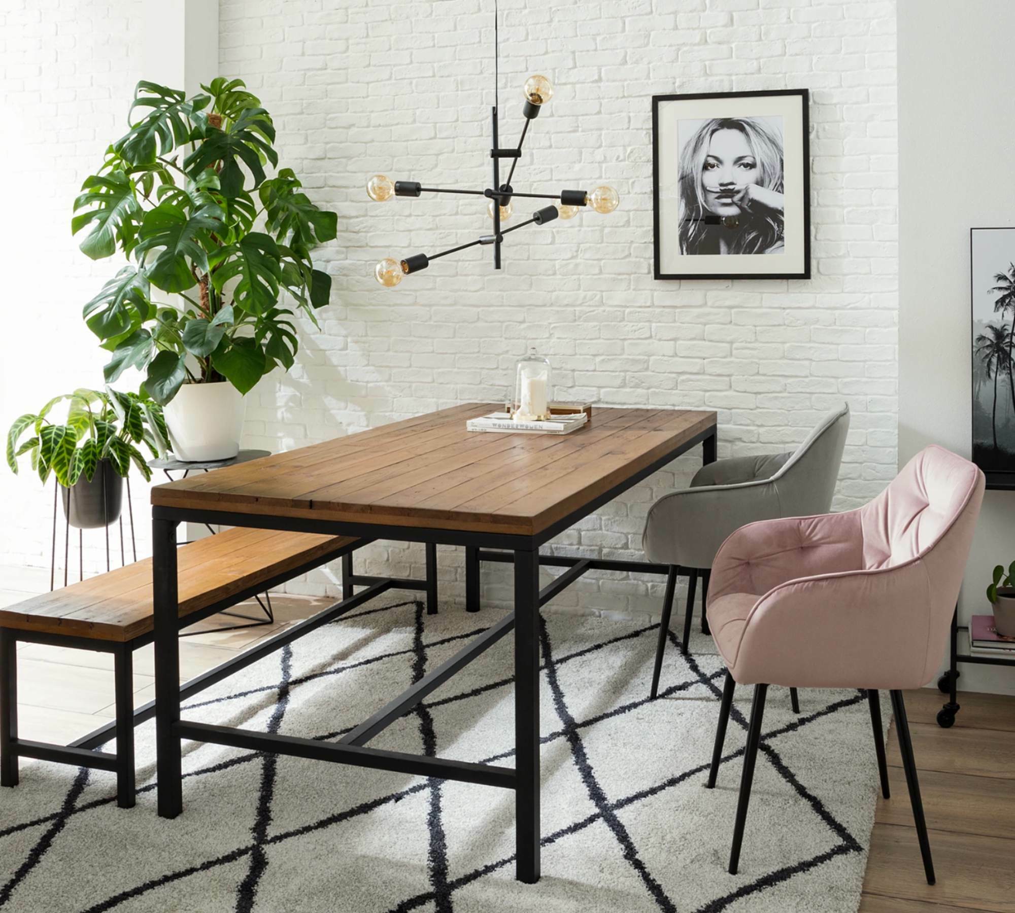 Armchair TILLY Velvet Vilda: Dusty pink Single chair 5