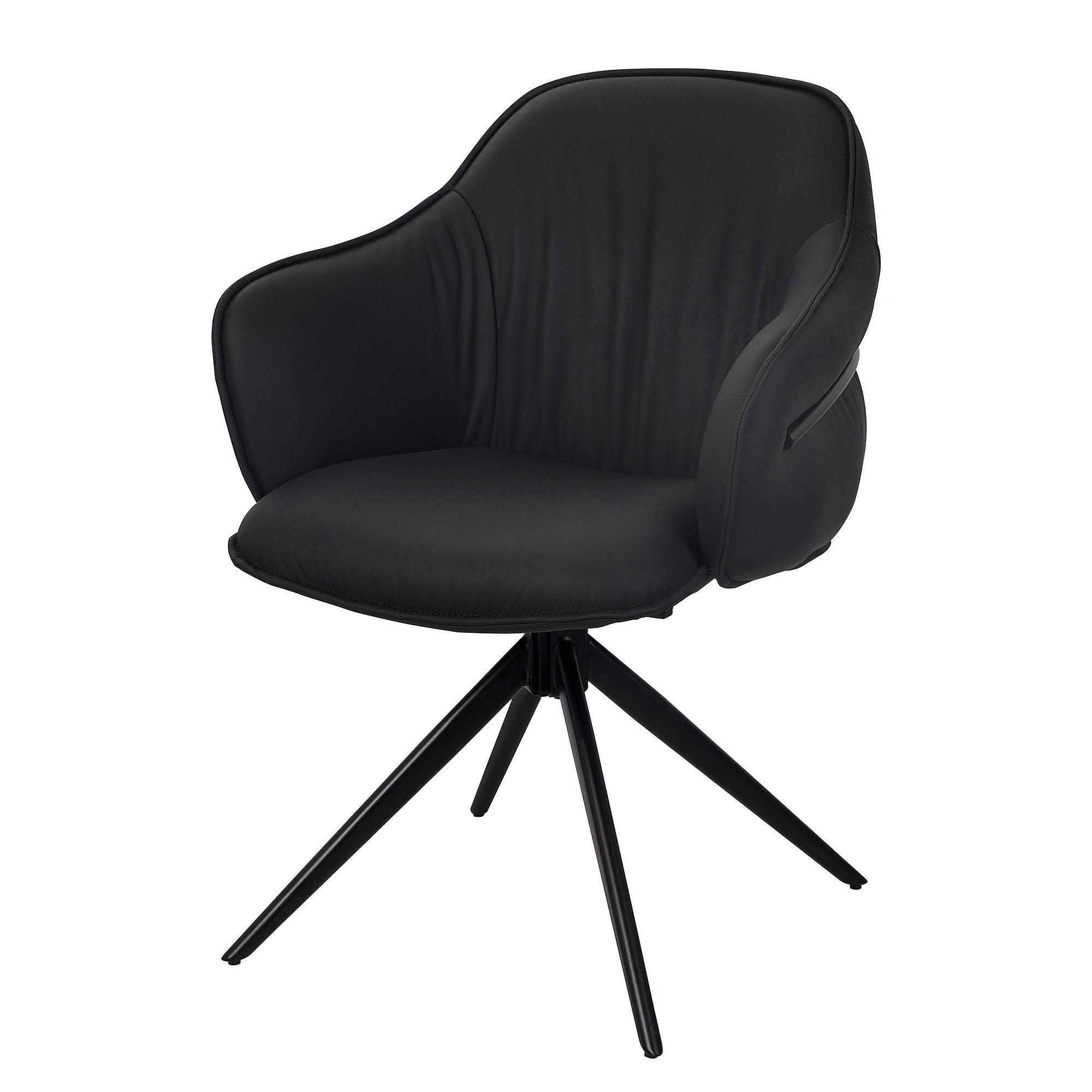 AOBAO Swivel Armchair Black 1