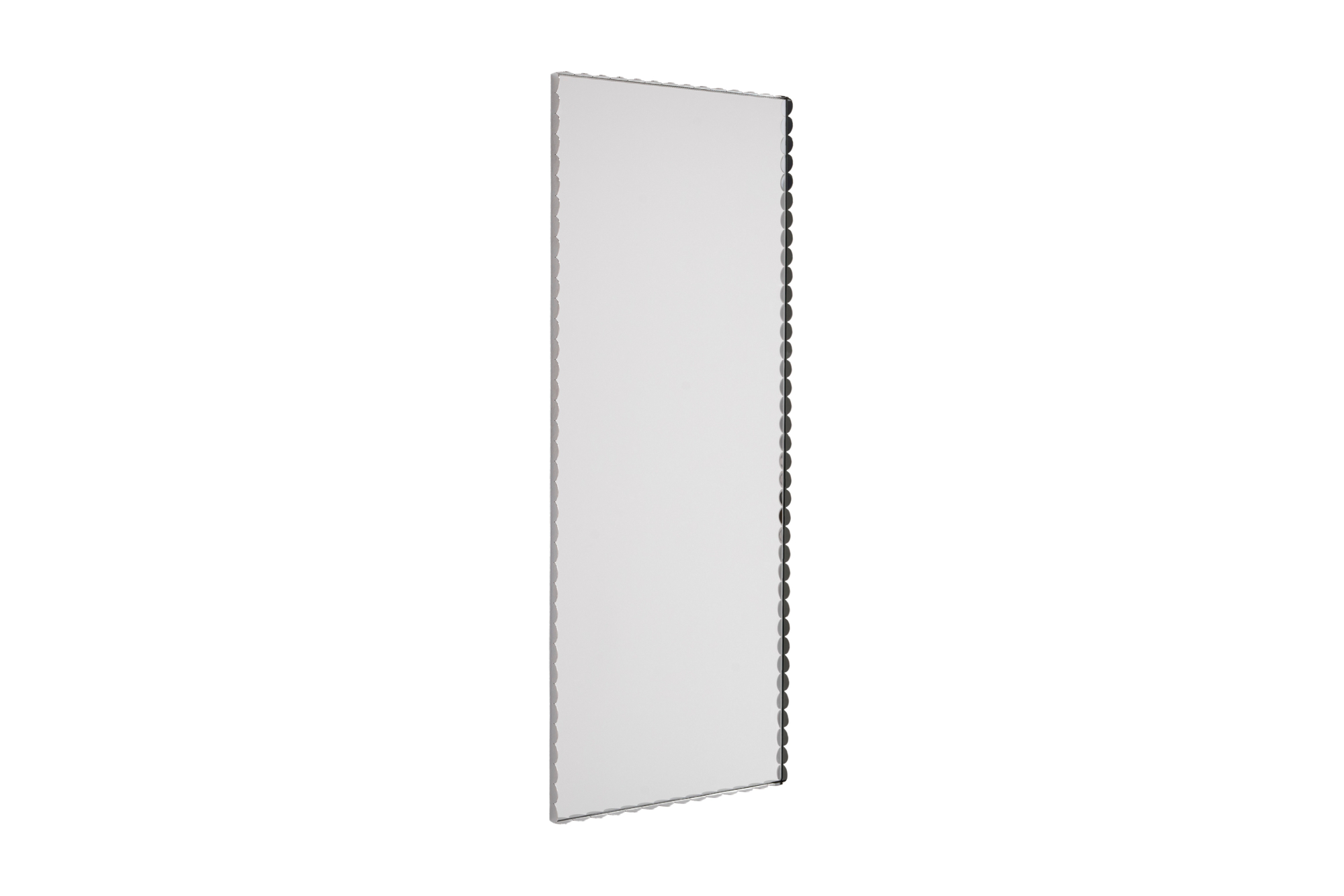 Arcs Spiegel Rechteckig Glas Stahl Silber 0