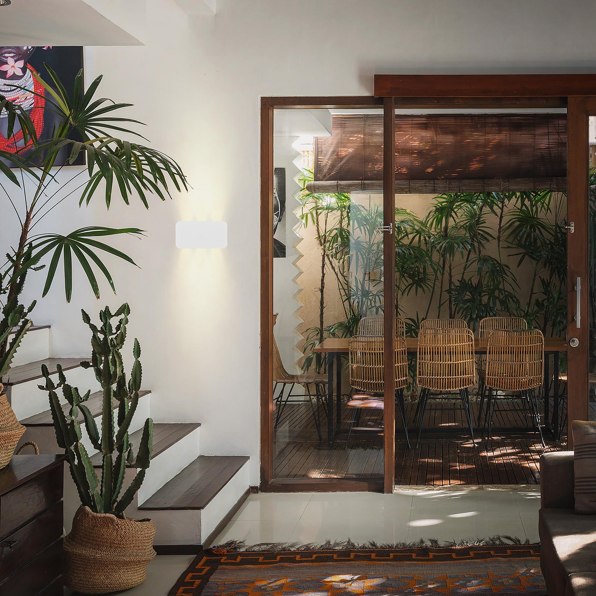 Meluna LED Battery Wall Light White 3