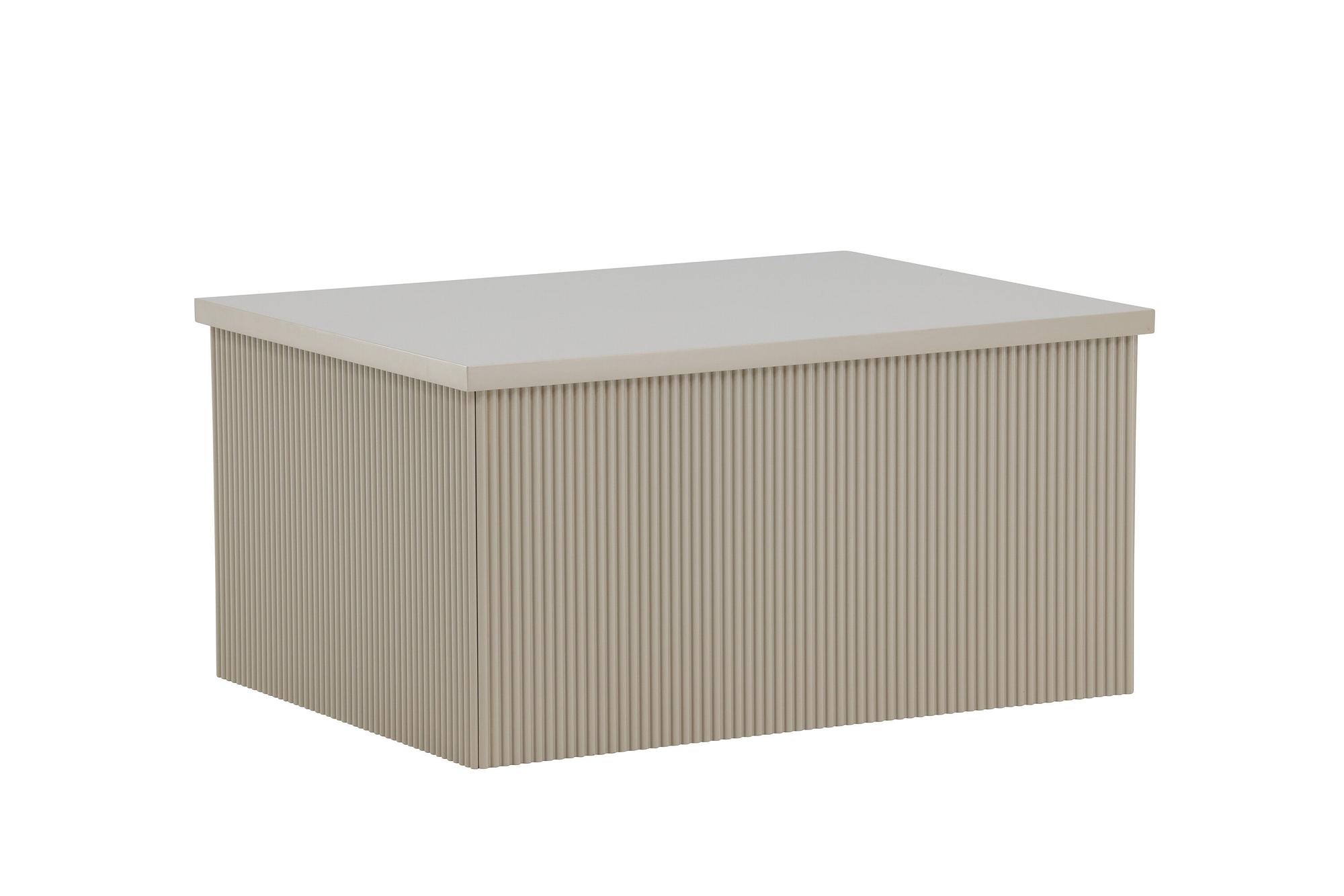 Lenox Beistelltisch Beige 80x60x40cm 5