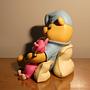  Figur Winnie Puuh & Ferkel Kunstharz Keramik 2000er Jahre 1