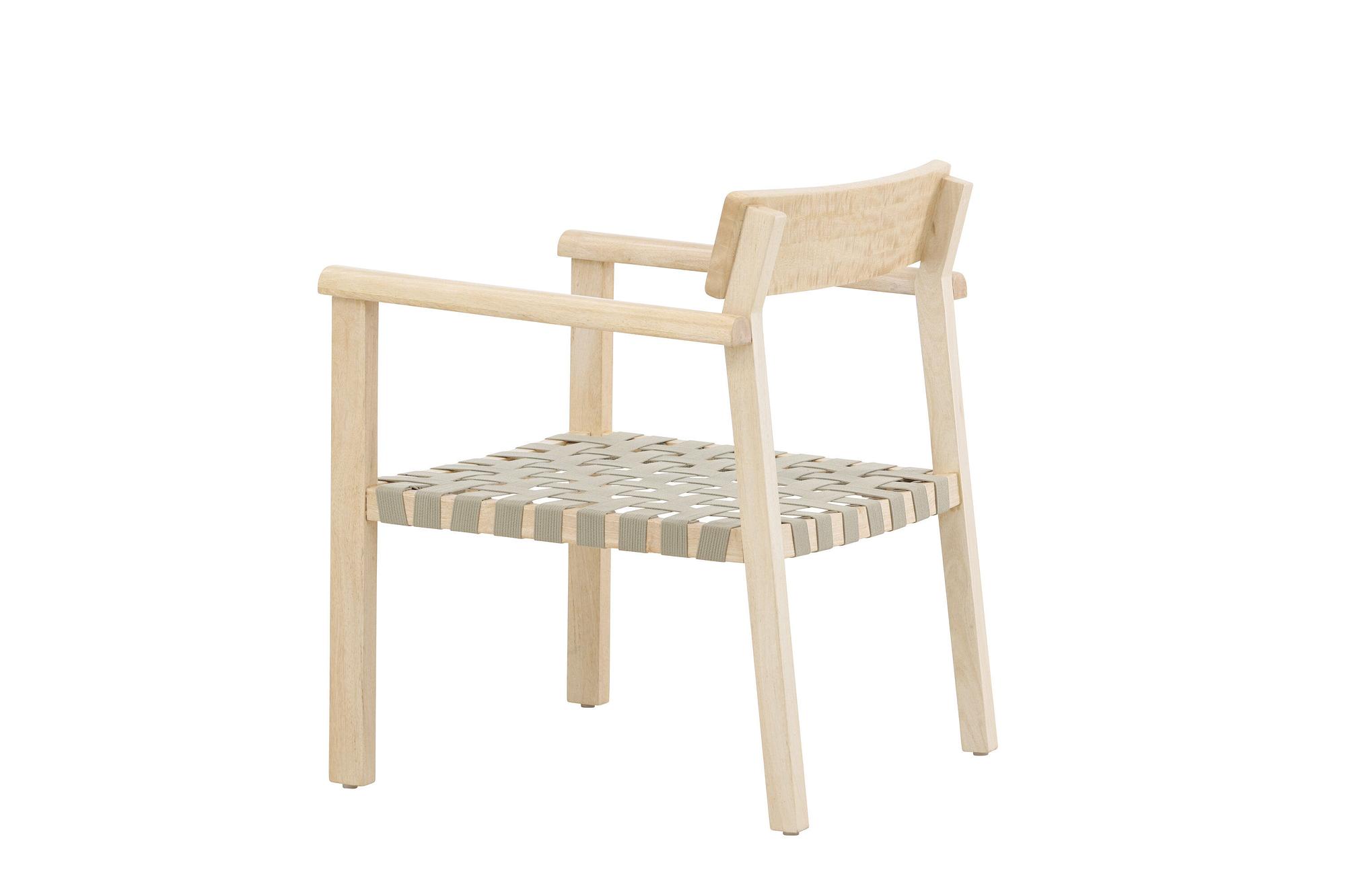 Krois Armchair Nature Mahogany Grey 4