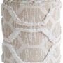 Nomad Pouf Baumwolle Sand 47 x 36 cm 1